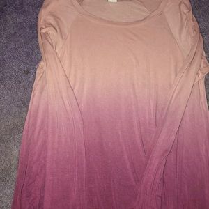 Pink ombré shirt